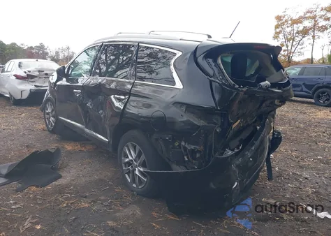 2014 Infiniti Qx60 из США, поврежденный, VIN 5N1AL0MM9EC543650